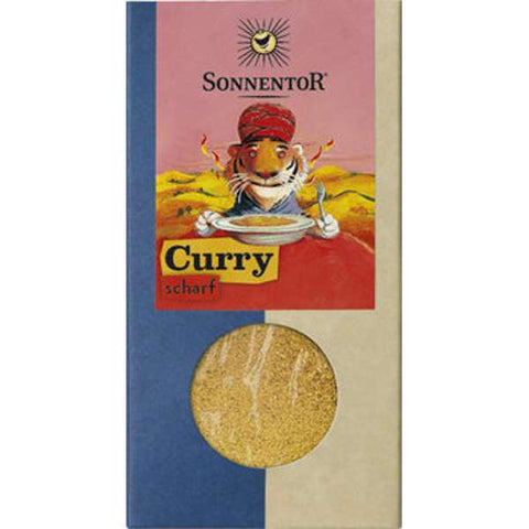 Curry scharf, Packung