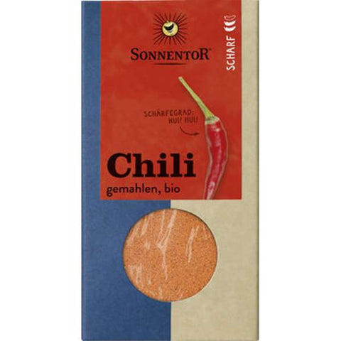 Chili gemahlen, Packung