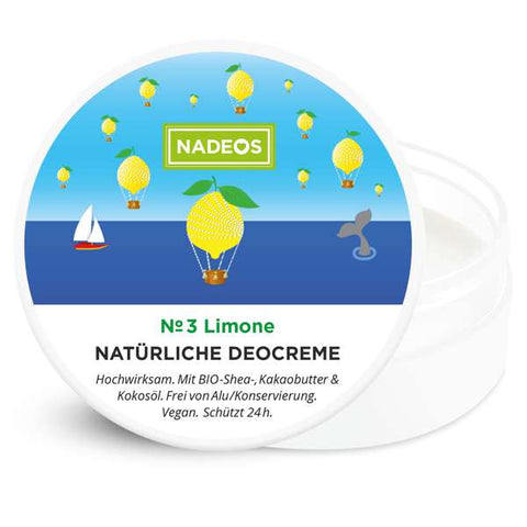 Natürliche Deocreme Limone